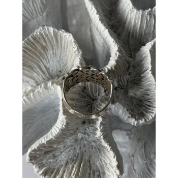 Vintage 925 Sterling Silver Marcasite Ring Size 8