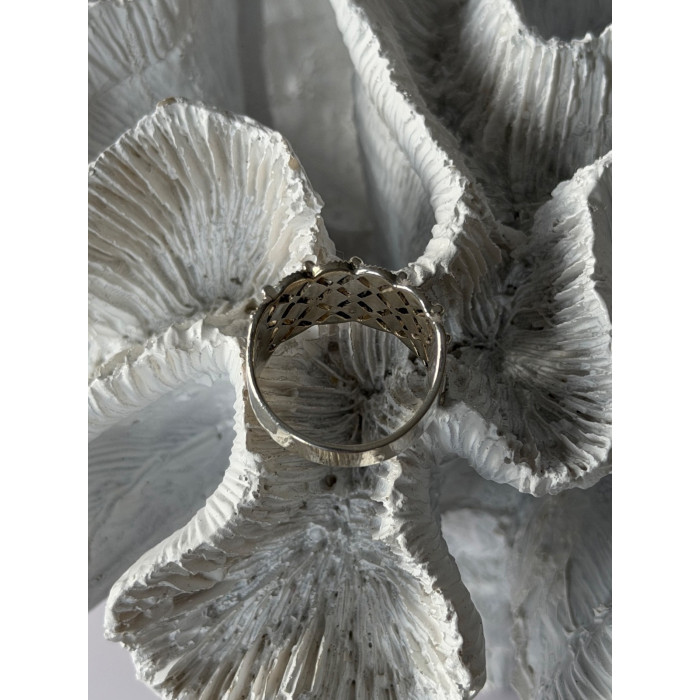 Vintage 925 Sterling Silver Marcasite Ring Size 8