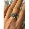 Vintage 925 Sterling Silver Marcasite Ring Size 8