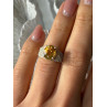 925 Sterling Silver Citrine Ring Size 6