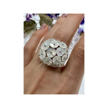 925 Sterling Silver Mother of Pearl 