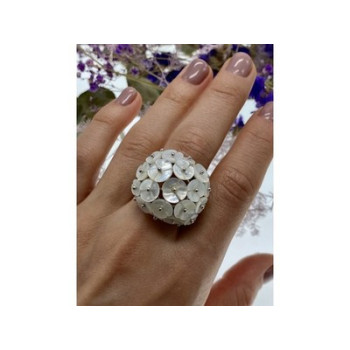 925 Sterling Silver Mother of Pearl 