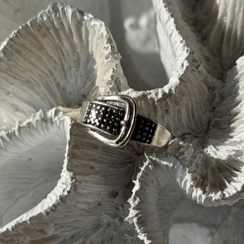 925 Sterling Silver Belt Spinel Ring Size 7