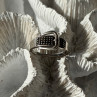 925 Sterling Silver Belt Spinel Ring Size 7