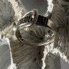 925 Sterling Silver Belt Spinel Ring Size 7
