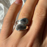 Vintage 925 Sterling Silver Abalone Ring Size 6