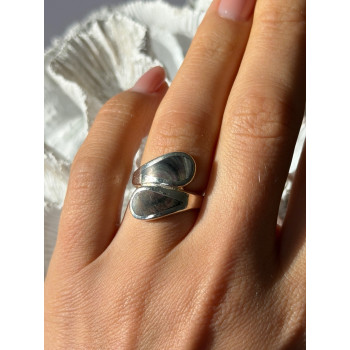 Vintage 925 Sterling Silver Abalone Ring Size 6