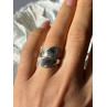Vintage 925 Sterling Silver Abalone Ring Size 6