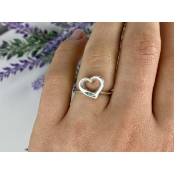 925 Sterling Silver Malachite insert 