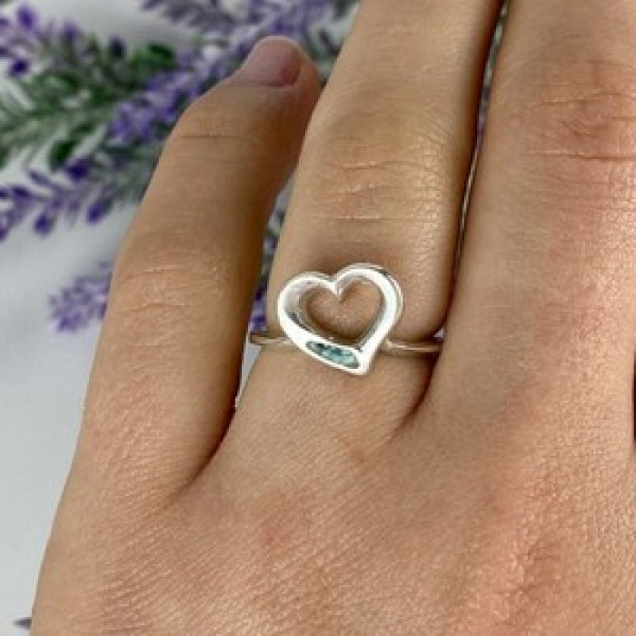 925 Sterling Silver Malachite Insert 