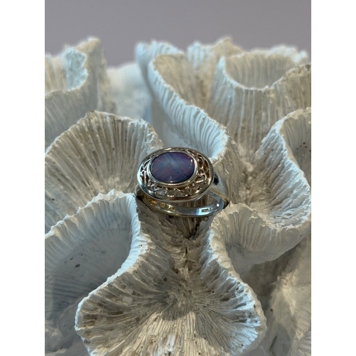 925 Sterling Silver Moonstone Ring Size 7