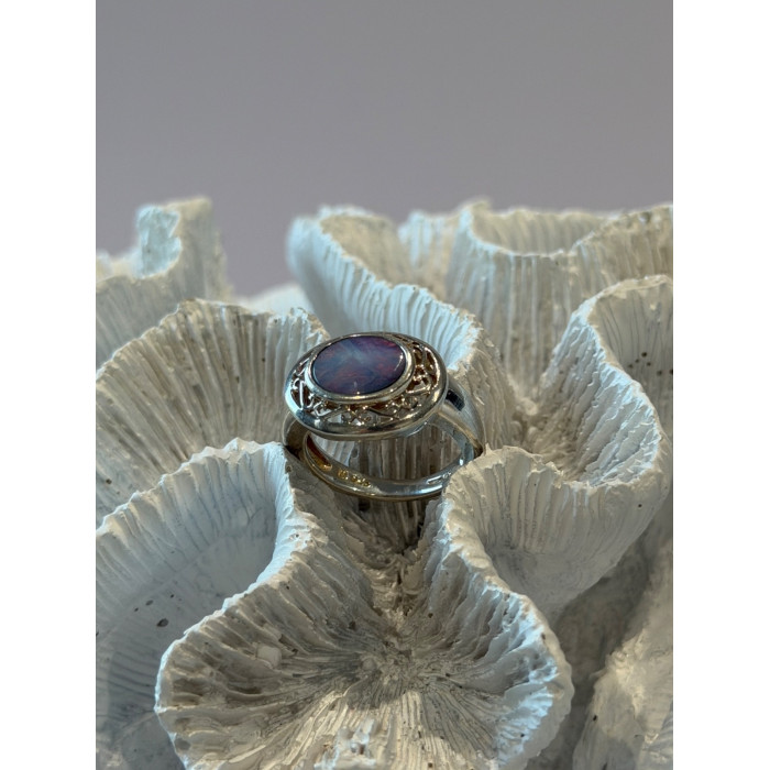 925 Sterling Silver Moonstone Ring Size 7