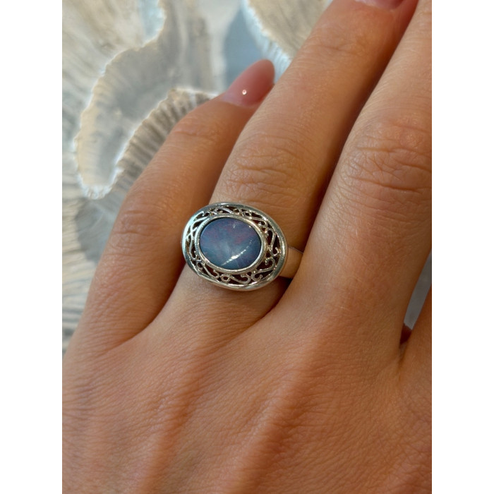 925 Sterling Silver Moonstone Ring Size 7