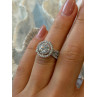 Beautiful 925 Sterling Silver Cz Ring Size 6