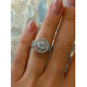 Beautiful 925 Sterling Silver Cz Ring Size 6