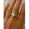 925 Sterling Silver Pearl & Cz Ring Size 8.5