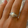 Vintage 925 Sterling Silver Cat Ring Size 7