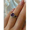 Beautiful 925 Sterling Silver Amethyst Ring Size 6