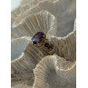 Beautiful 925 Sterling Silver Amethyst Ring Size 6