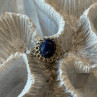 Vintage 925 Sterling Silver Sodalite Ring Size 5.5
