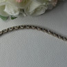 Classy 925 Sterling Silver Diamonds Bracelet Length 6.5 Inch