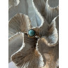 925 Sterling Silver Larimar Ring Size 7