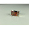 925 Sterling Silver Spessartine Ring Size 6