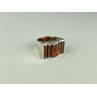 925 Sterling Silver Spessartine Ring Size 6