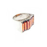 925 Sterling Silver Spessartine Ring Size 6