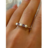 925 Sterling Silver Amethyst & Pearl Ring Size 11