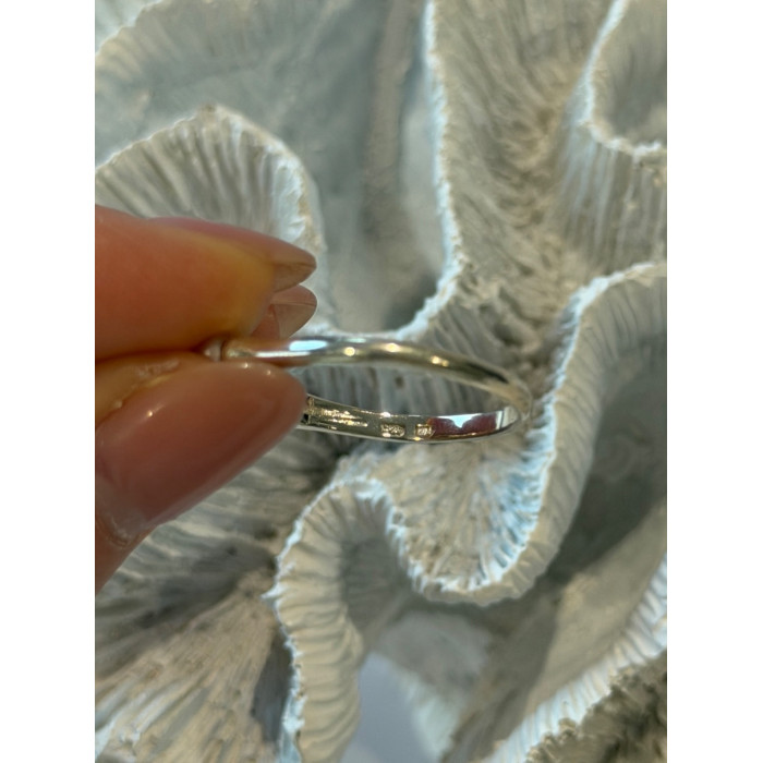 925 Sterling Silver Amethyst & Pearl Ring Size 11