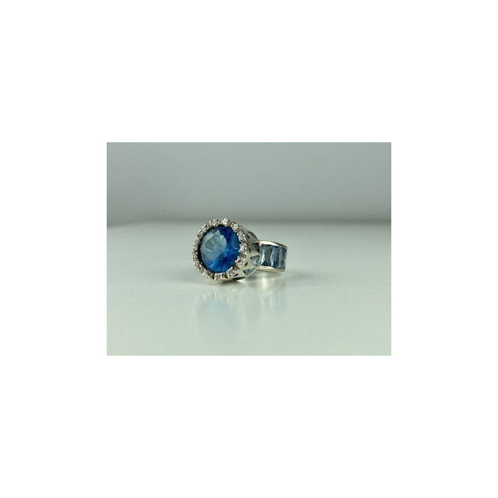 925 Sterling Silver CZ Ring Size 6.5