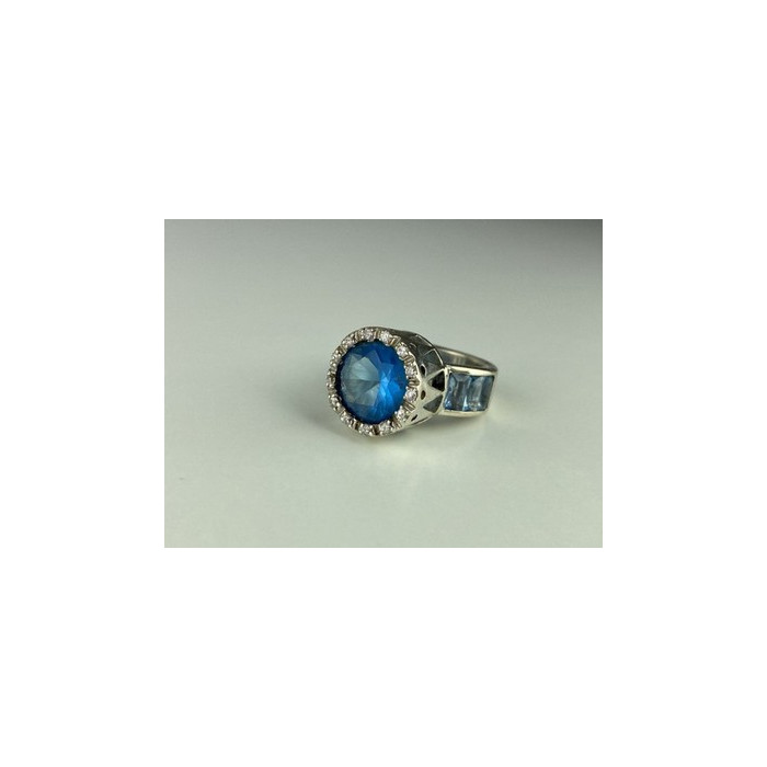 925 Sterling Silver CZ Ring Size 6.5