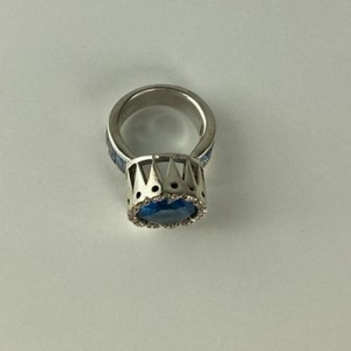 925 Sterling Silver CZ Ring Size 6.5