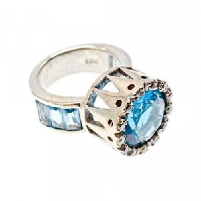 925 Sterling Silver CZ Ring Size 6.5