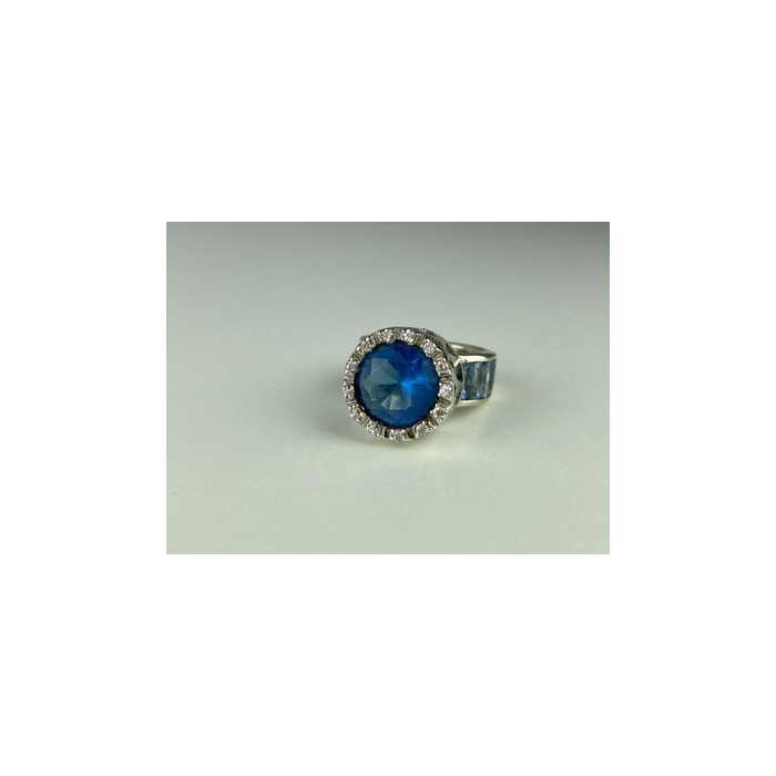 925 Sterling Silver CZ Ring Size 6.5