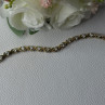 925 Sterling Silver Gold Plated CZ Bracelet Length 7.5 Inch