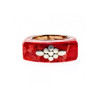 925 Sterling Silver Coral Exclusive Ring Size 10