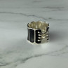 925 Sterling Silver Black Enamel 