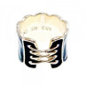 925 Sterling Silver Black Enamel 