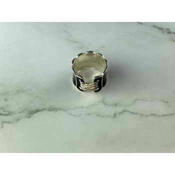 925 Sterling Silver Black Enamel 