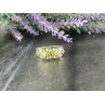 925 Sterling Silver Chrysolite Ring Size 9.5