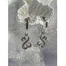 JWBR 925 Sterling Silver Diamonds Open Heart Collection Earrings