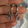 Jwbr 925 Sterling Silver Diamonds Open Heart Collection Earrings