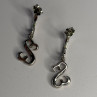 Jwbr 925 Sterling Silver Diamonds Open Heart Collection Earrings