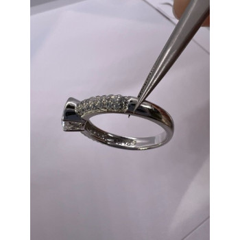 925 Sterling Silver CZ Ring Size 6.5