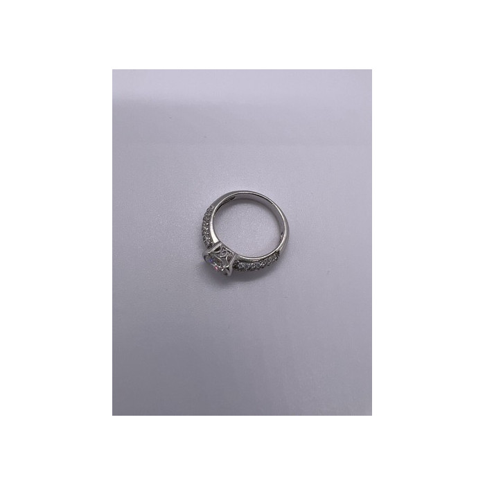 925 Sterling Silver CZ Ring Size 6.5