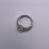 925 Sterling Silver CZ Ring Size 6.5
