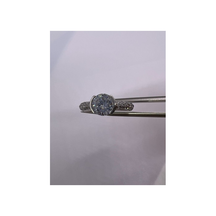 925 Sterling Silver CZ Ring Size 6.5