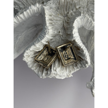 Vintage 925 Sterling Silver Marcasite Earrings